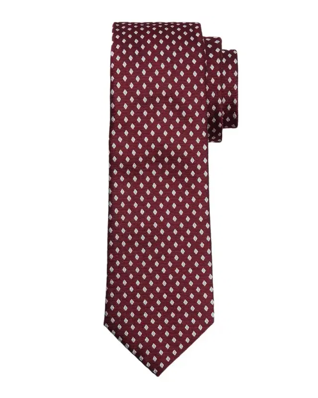 Emporio Armani Men's Geometric Box Silk Tie