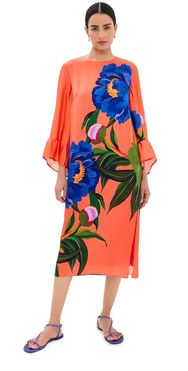 Borgo de Nor Celeste Dress Floral Candy P. Ment
