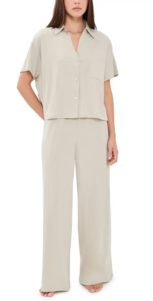 Eberjey Pima Cotton Pajama et andstone