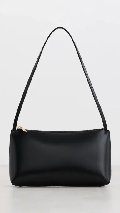MANSUR GAVRIEL Gaia Shoulder Bag Black/Flamma | Thumbnail 2 MANSUR GAVRIEL Gaia Shoulder Bag Black/Flamma | Thumbnail 2