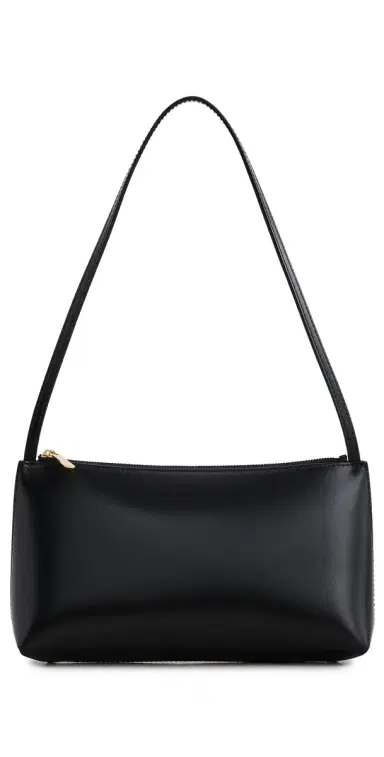 MANSUR GAVRIEL Gaia Shoulder Bag Black/Flamma | Thumbnail 1 MANSUR GAVRIEL Gaia Shoulder Bag Black/Flamma | Thumbnail 1