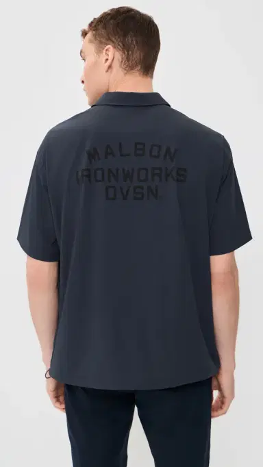 Malbon Division Shirt Blueberry | Thumbnail 3