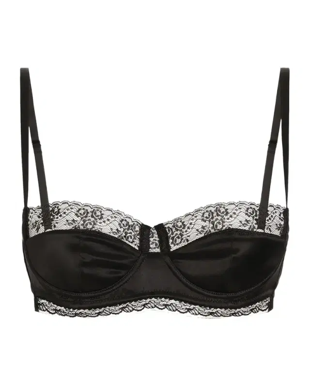 Dolce & Gabbana Lace-Trim Balconette Bra