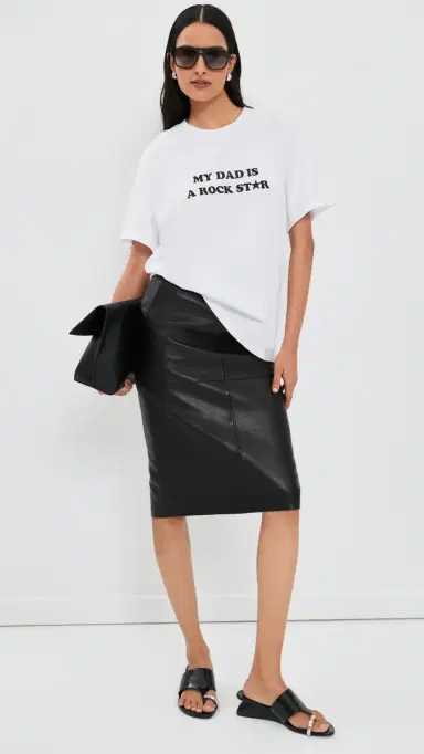 Stella McCartney My Dad Is A Rockstar Boyfriend T-Shirt | Thumbnail 5 Stella McCartney My Dad Is A Rockstar Boyfriend T-Shirt | Thumbnail 5