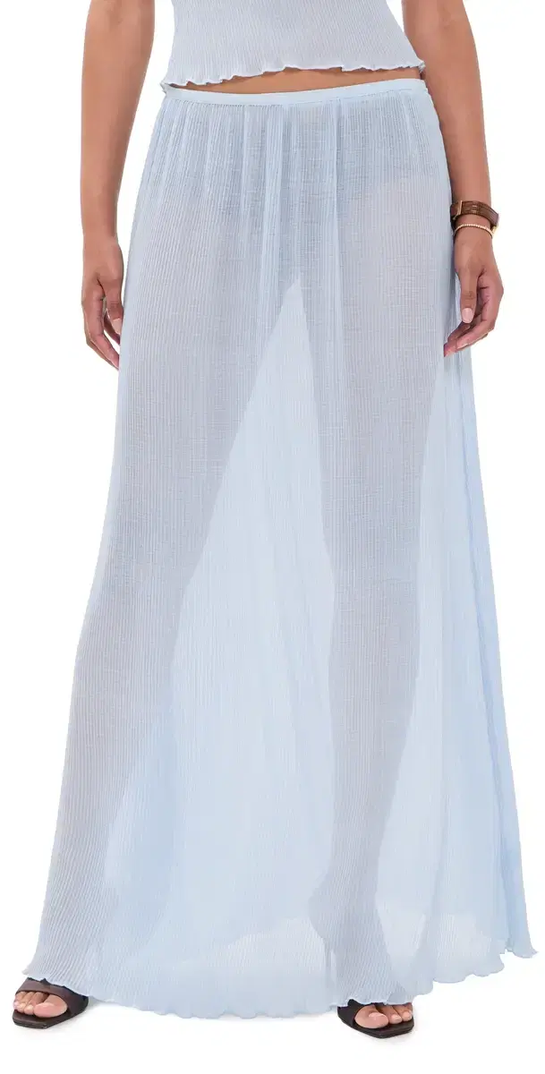 LIONESS Ford Maxi Skirt oft Blue