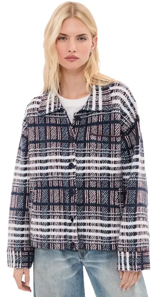 LE BOP Faye hacket Navy Plaid