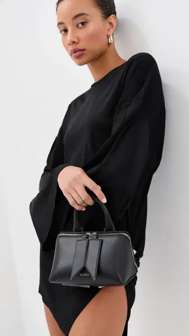 The Attico 'Friday' Mini Bag Black One Size | Thumbnail 3