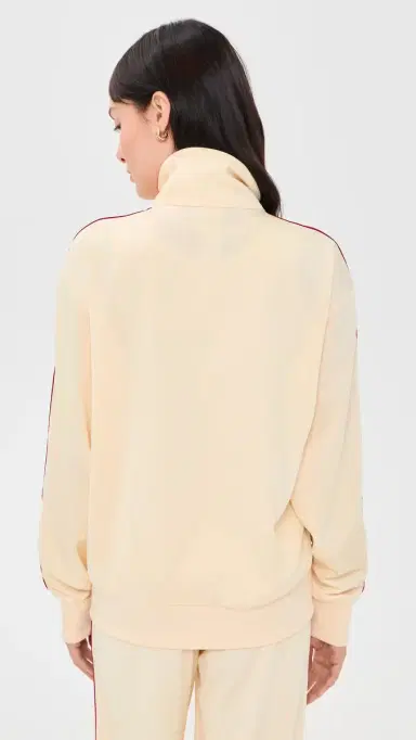 Adidas Firebird Loose Track Top Warm Vanilla/Team Victory Red S | Thumbnail 4 Adidas Firebird Loose Track Top Warm Vanilla/Team Victory Red S | Thumbnail 4