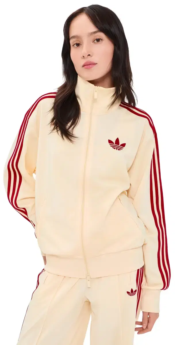 Adidas Firebird oose Track Top Warm Vanilla/Team Victory Red