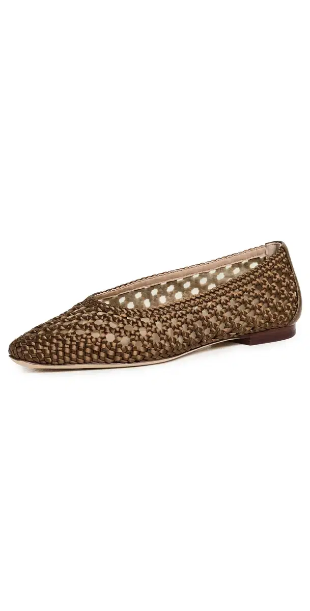 Veronica Beard Cienna Flats Chestnut