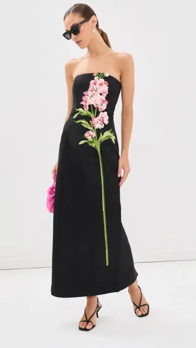 LEO LIN Rayna Embroidered Maxi Dress | Thumbnail 2 LEO LIN Rayna Embroidered Maxi Dress | Thumbnail 2