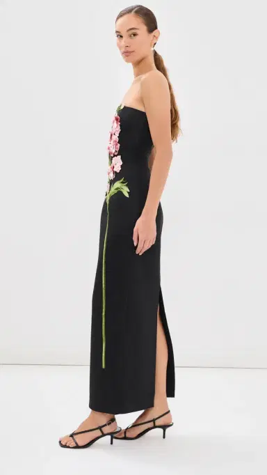 LEO LIN Rayna Embroidered Maxi Dress | Thumbnail 4 LEO LIN Rayna Embroidered Maxi Dress | Thumbnail 4