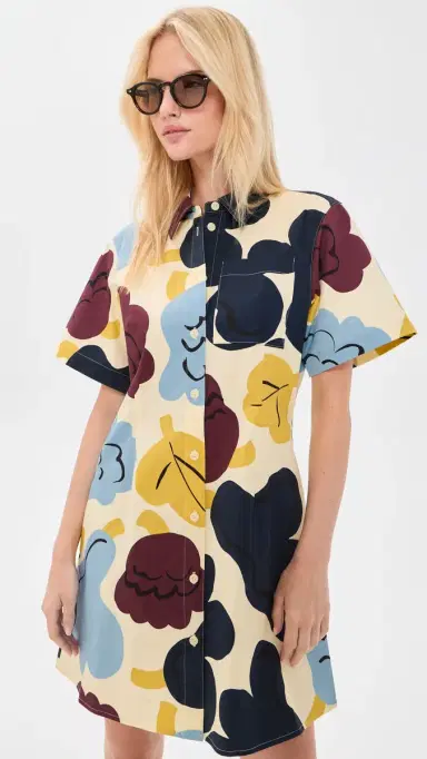 Marimekko Seikkailu Kukasta Kukkaan Mini Dress | Thumbnail 2 Marimekko Seikkailu Kukasta Kukkaan Mini Dress | Thumbnail 2