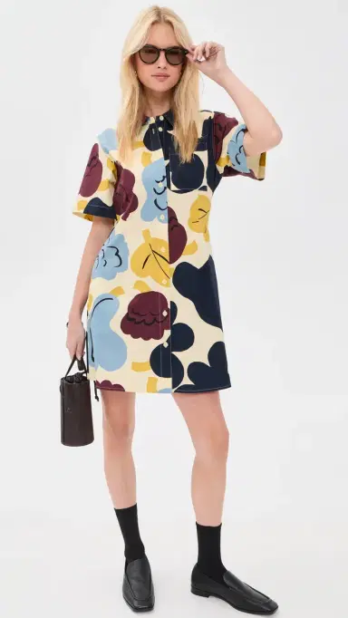 Marimekko Seikkailu Kukasta Kukkaan Mini Dress | Thumbnail 5 Marimekko Seikkailu Kukasta Kukkaan Mini Dress | Thumbnail 5
