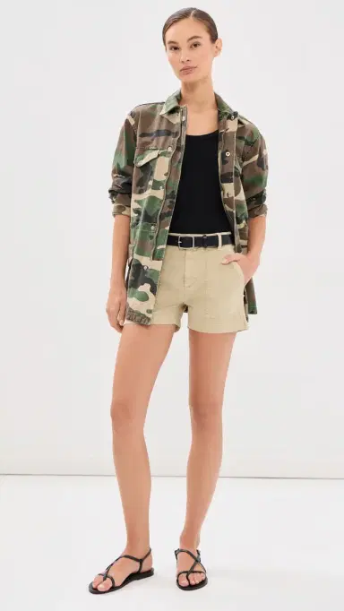Nili Lotan Utility Shorts Vintage Washed/Solstice | Thumbnail 5 Nili Lotan Utility Shorts Vintage Washed/Solstice | Thumbnail 5