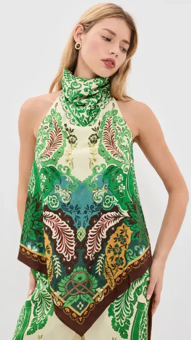 ALÉMAIS Florence Scarf Top Multi | Thumbnail 2 ALÉMAIS Florence Scarf Top Multi | Thumbnail 2