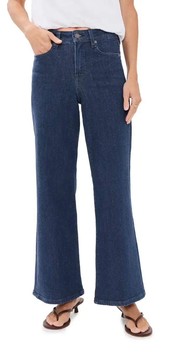 Good American Good Petite Palazzo Jeans INDIGO1153