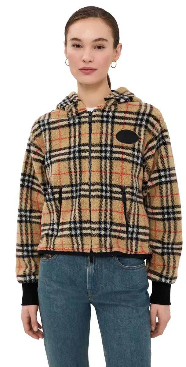 Fiona Fleece Cropped Jacket and IP Check
