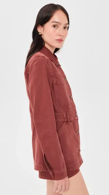 Veronica Beard Jean Anzu Jacket Rust | Thumbnail 4