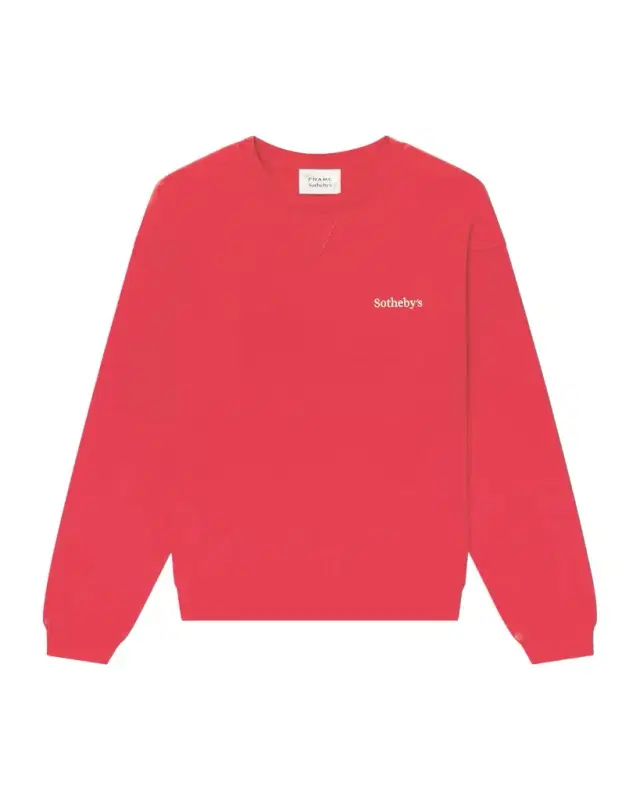 Frame x Sotheby's Cotton Crewneck Sweatshirt