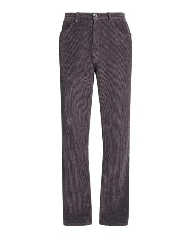 Marni Men's Corduroy Flared Five-Pocket Pants