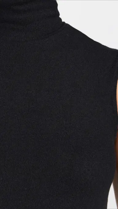 LESET auren Sleeveless Turtleneck Black | Thumbnail 6 LESET auren Sleeveless Turtleneck Black | Thumbnail 6