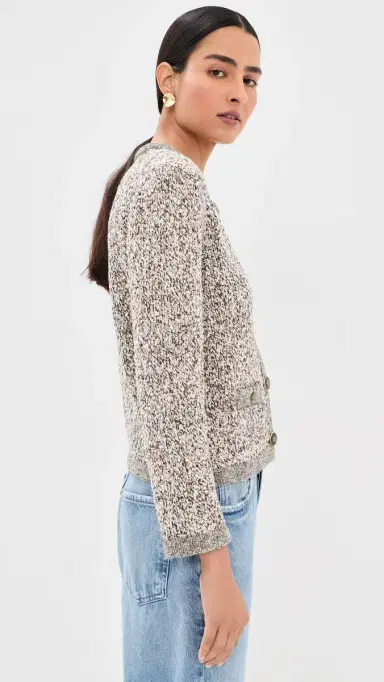 Veronica Beard Rexton Cardigan Dove ulti | Thumbnail 4