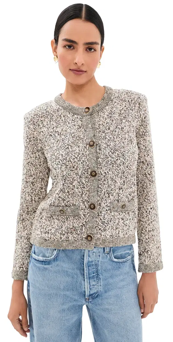 Veronica Beard Rexton Cardigan Dove ulti