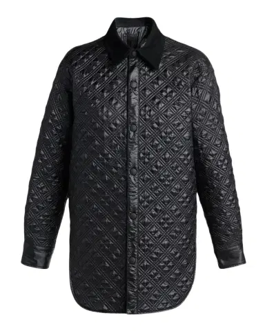 Moncler Corduroy-Trimmed Padded Shirt Jacket | Thumbnail 1