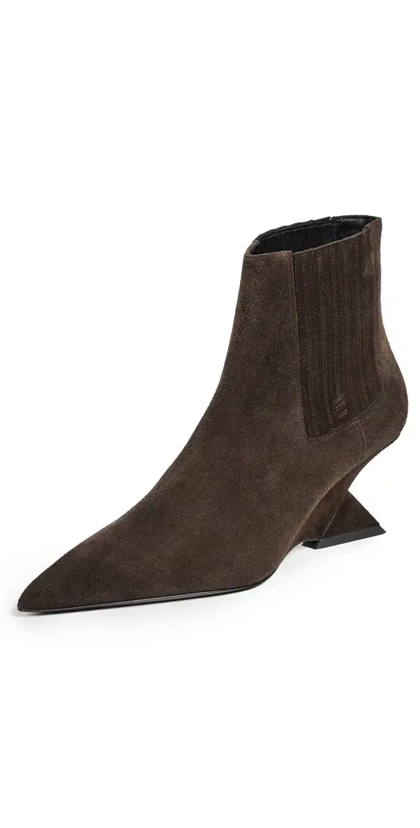 The Attico Cheope Ankle Boots Dark Brown