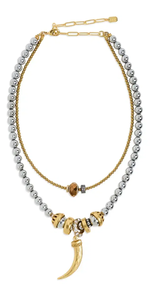 Elizabeth Cole Hilda Necklace Crystal One Size