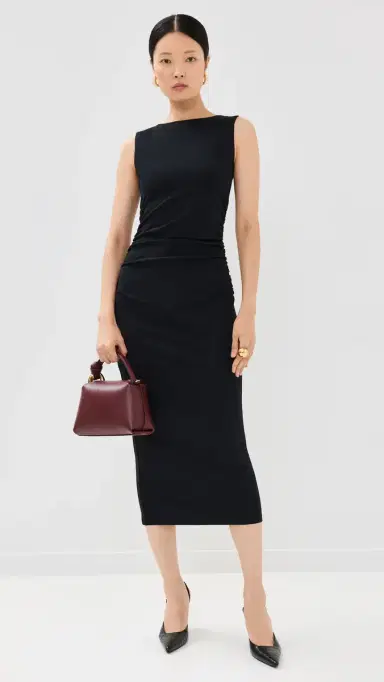Veronica Beard Jean Charissa Dress Black S | Thumbnail 2