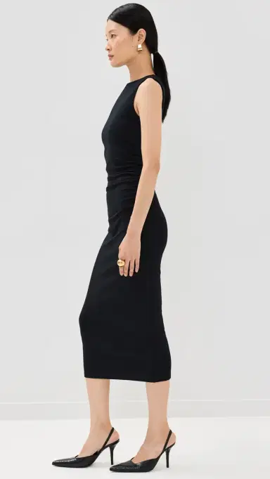 Veronica Beard Jean Charissa Dress Black S | Thumbnail 4