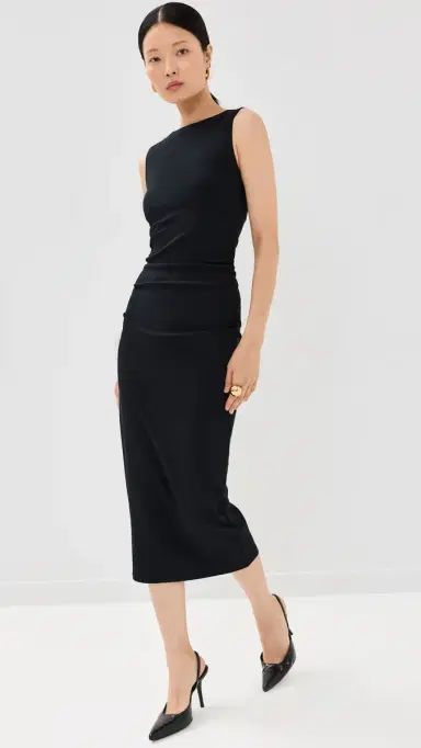 Veronica Beard Jean Charissa Dress Black S | Thumbnail 5
