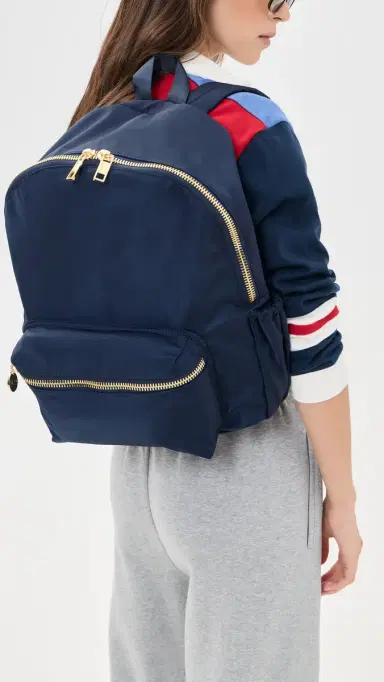 Stoney Clover Lane Classic Nylon Backpack Sapphire One Size | Thumbnail 3