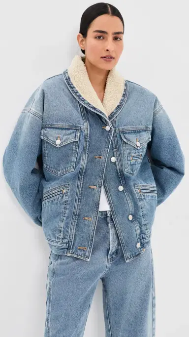 Isabel Marant Pimia Jacket Light Blue | Thumbnail 2