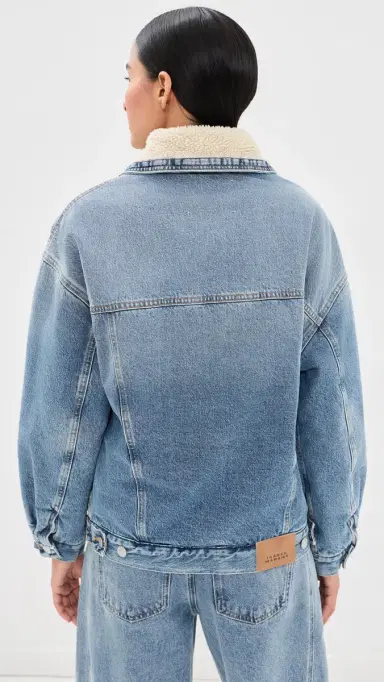 Isabel Marant Pimia Jacket Light Blue | Thumbnail 3