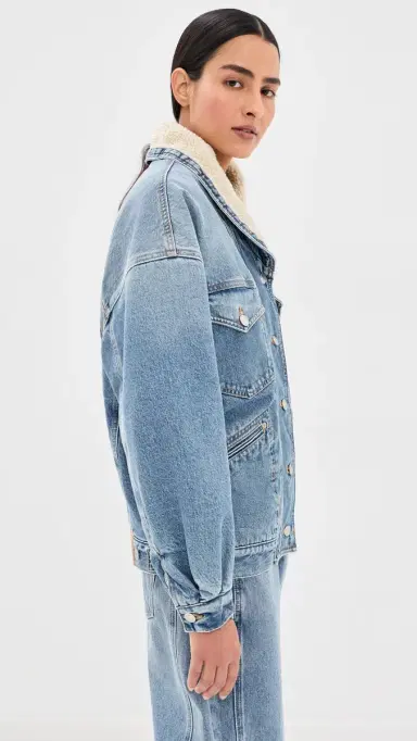 Isabel Marant Pimia Jacket Light Blue | Thumbnail 4