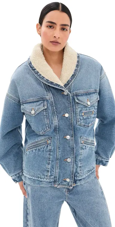Isabel Marant Pimia Jacket Light Blue | Thumbnail 1