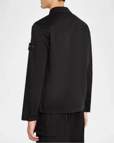 Stone Island Men's Full-Zip Overshirt | Thumbnail 3