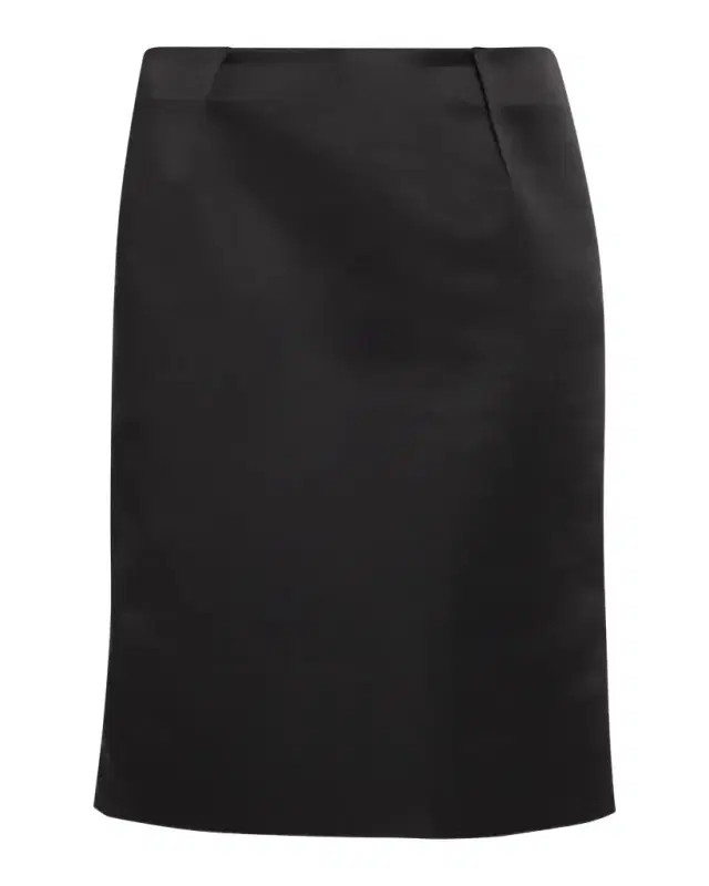 TOTEME Duchess Satin Sheath Knee-Length Skirt