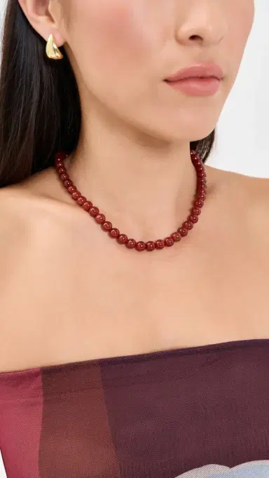 Heaven Mayhem Sol Necklace Red One Size | Thumbnail 3