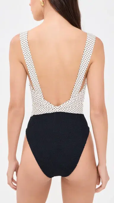 Hunza G Zoe One Piece Black/Polka Dot One Size | Thumbnail 3 Hunza G Zoe One Piece Black/Polka Dot One Size | Thumbnail 3