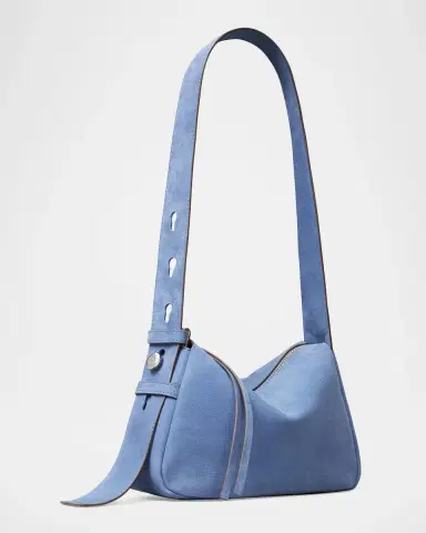 Tory Burch Romy Small Nubuck Leather Shoulder Bag | Thumbnail 3