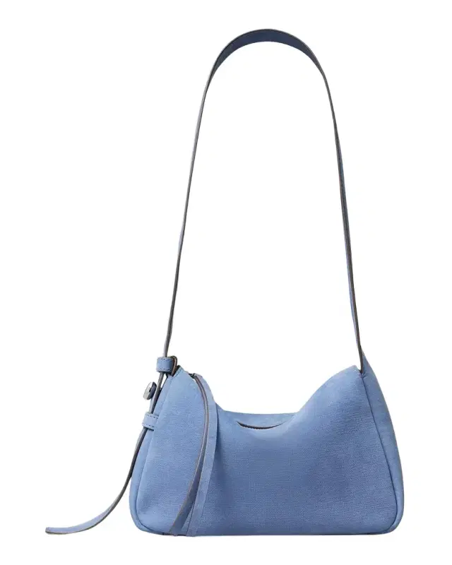 Tory Burch Romy Small Nubuck Leather Shoulder Bag