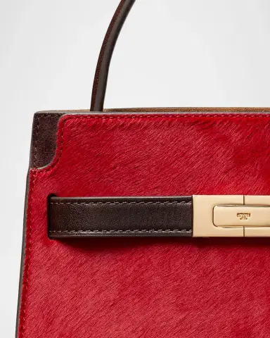 Tory Burch Lee Radziwill Layered Calf Hair Top-Handle Bag | Thumbnail 3