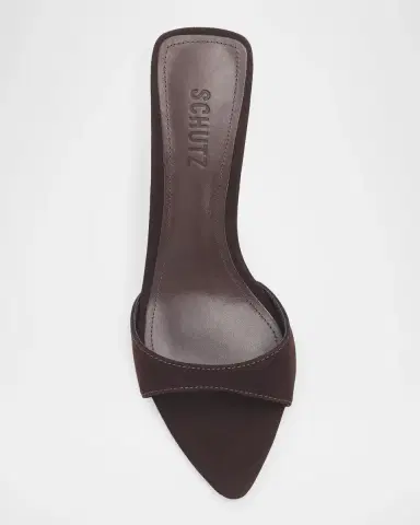 Schutz Elodie 75MM Leather Slip-On Sandals | Thumbnail 6