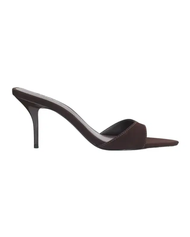 Schutz Elodie 75MM Leather Slip-On Sandals