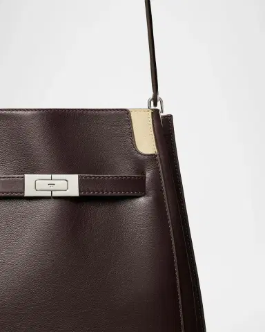 Tory Burch Lee Radziwill Leather Shoulder Bag | Thumbnail 4