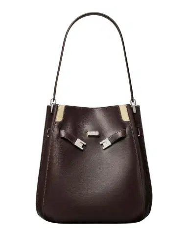 Tory Burch Lee Radziwill Leather Shoulder Bag | Thumbnail 1